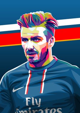 David beckham In popart