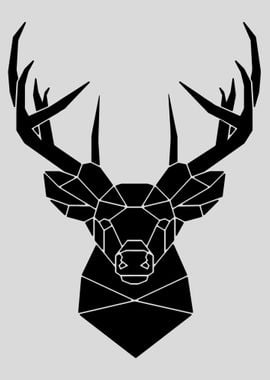 Deer Animal low polygon