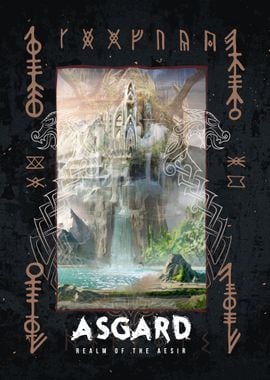 Asgard realm of the Aesir