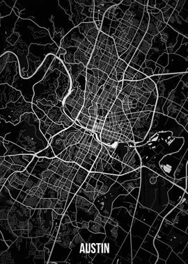 Austin Dark Map