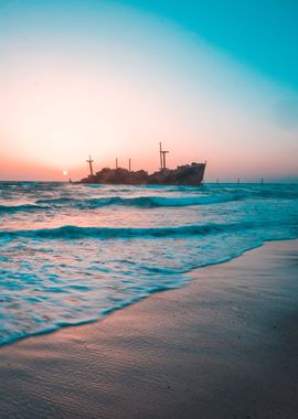 Ship Wreck at Sea Beach