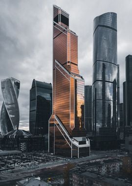 Moscow City Skyscrapers