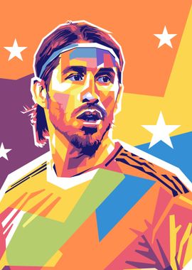 sergio ramos wpap art