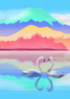 Two swans