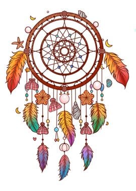 Dreamcatcher with Shells