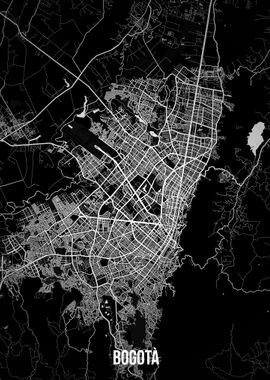 Bogota Dark Map