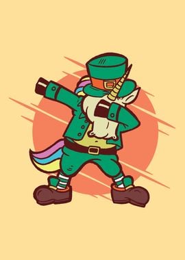 LEPRECHAUN DABBING UNICORN