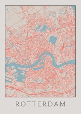 Rotterdam Vintage Map