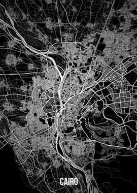 Cairo dark map