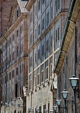 Historic Salamanca facades