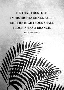 Proverbs 11 28