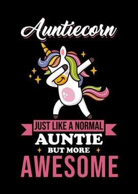 Aunt Unicorn Gift Funny