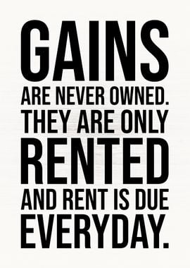 Gains Are Never Owned