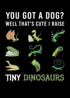 Got A Dog Tiny Dinosaurs