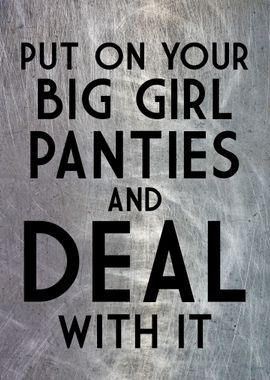 BIG GIRL PANTIES