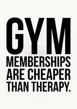 Gym Is Therapy