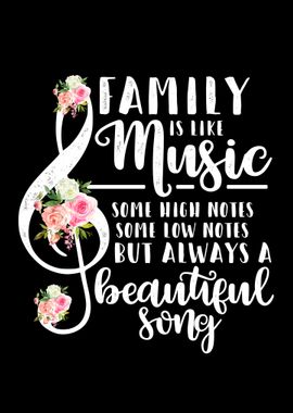 Family is like a music