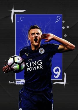 Jamie Vardy Poster