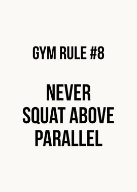 Gym Rule Squat