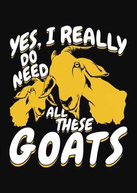 Goat Animal Farmer Design 