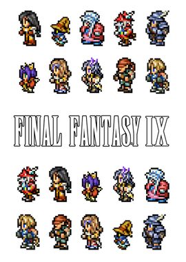 Final Fantasy IX Pixel Art