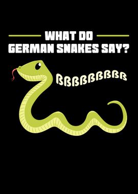 What Do German Snakes Say