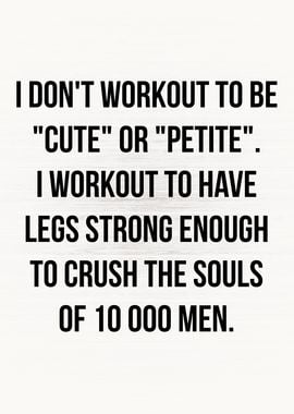 Workout To Crush Men