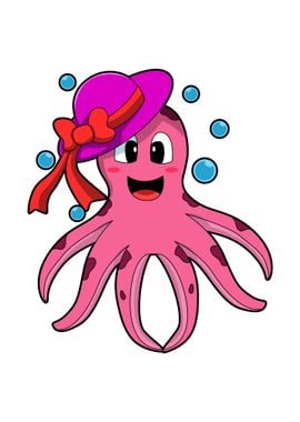 Octopus Hat Ribbon