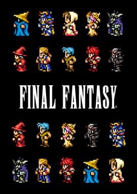 Final Fantasy I Pixel Art