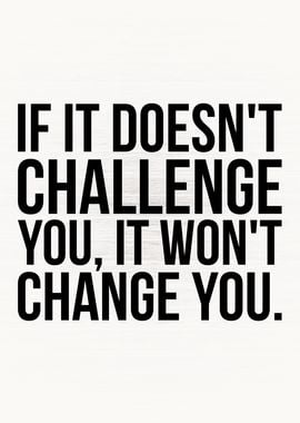 Challenge and Change