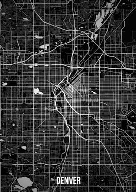 Denver dark map