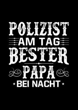 Polizist Vatertag Geschenk