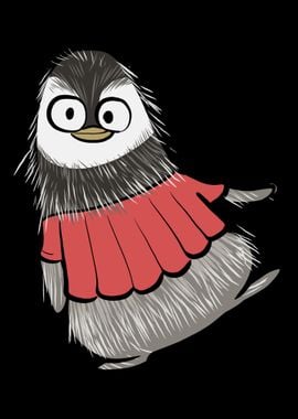 Plucked Christmas Penguin 