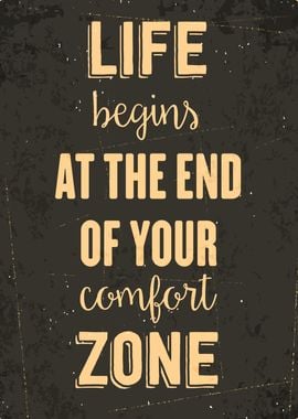 END OF YOUR COMFORT ZONE