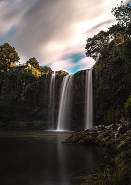 Waterfall in new zealand