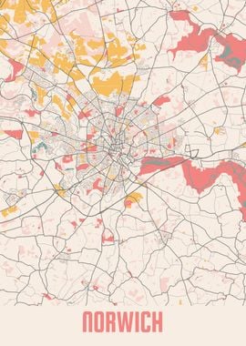 Norwich Chalk Map