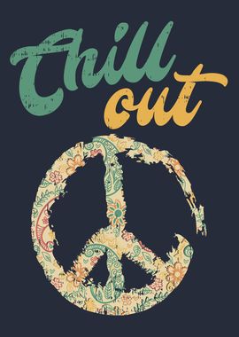 Chill Out Yoga Sign Design