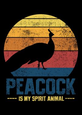 Peacock Retro Vintage