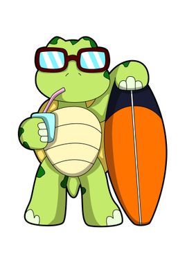 Turtle Surfer Surfboard