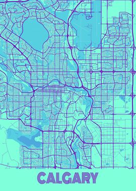 Calgary Galaxy City Map