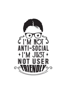 'Friendly Geek' Poster, picture, metal print, paint by Beone Digital ...