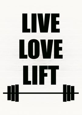 Live Love Lift Barbell