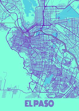 El Paso Galaxy City Map
