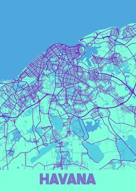 Havana Galaxy City Map