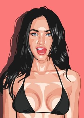 Megan Fox Hot Poster