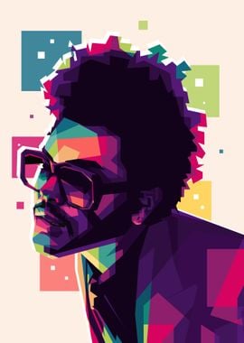 The Weeknd Popart WPAP