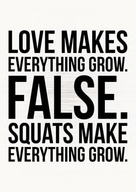 Love vs Squats