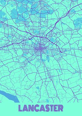 Lancaster Galaxy City Map