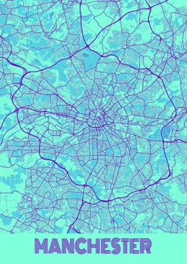 Manchester Galaxy City Map