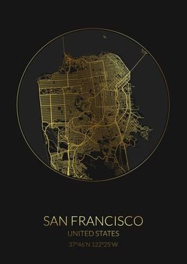 San Francisco Gold Map